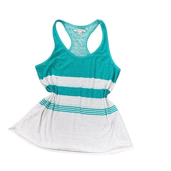 American Eagle Outfitters Womens M Racerback Tank Top Striped Sleeveless 188M - Picture 1 of 6